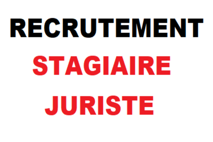 STAGIAIRE JURISTE