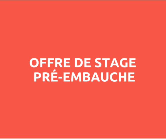 Stage pré-embauche