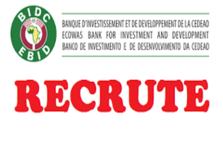 La Banque d'Investissement et de Développement de la CEDEAO au Togo recrute