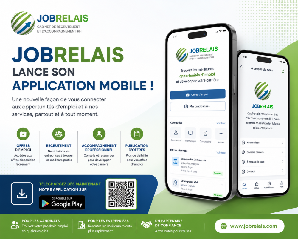 JobRelais lance son application mobile sur Google Play Store