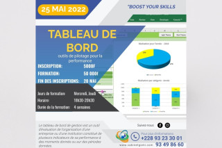 FORMATION: CONCEVOIR UN TABLEAU DE BORD