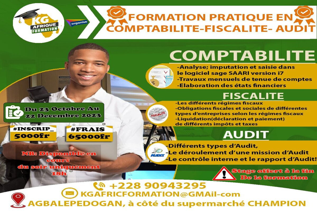 FORMATION PRATIQUE EN COMPTABILITE, FISCALITE ET AUDIT : Développez vos compétences et boostez votre carrière professionnelle