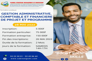 FORMATION_  GESTION ADMINISTRATIVE ET FINANCIERE DE PROJET ET PROGRAMME